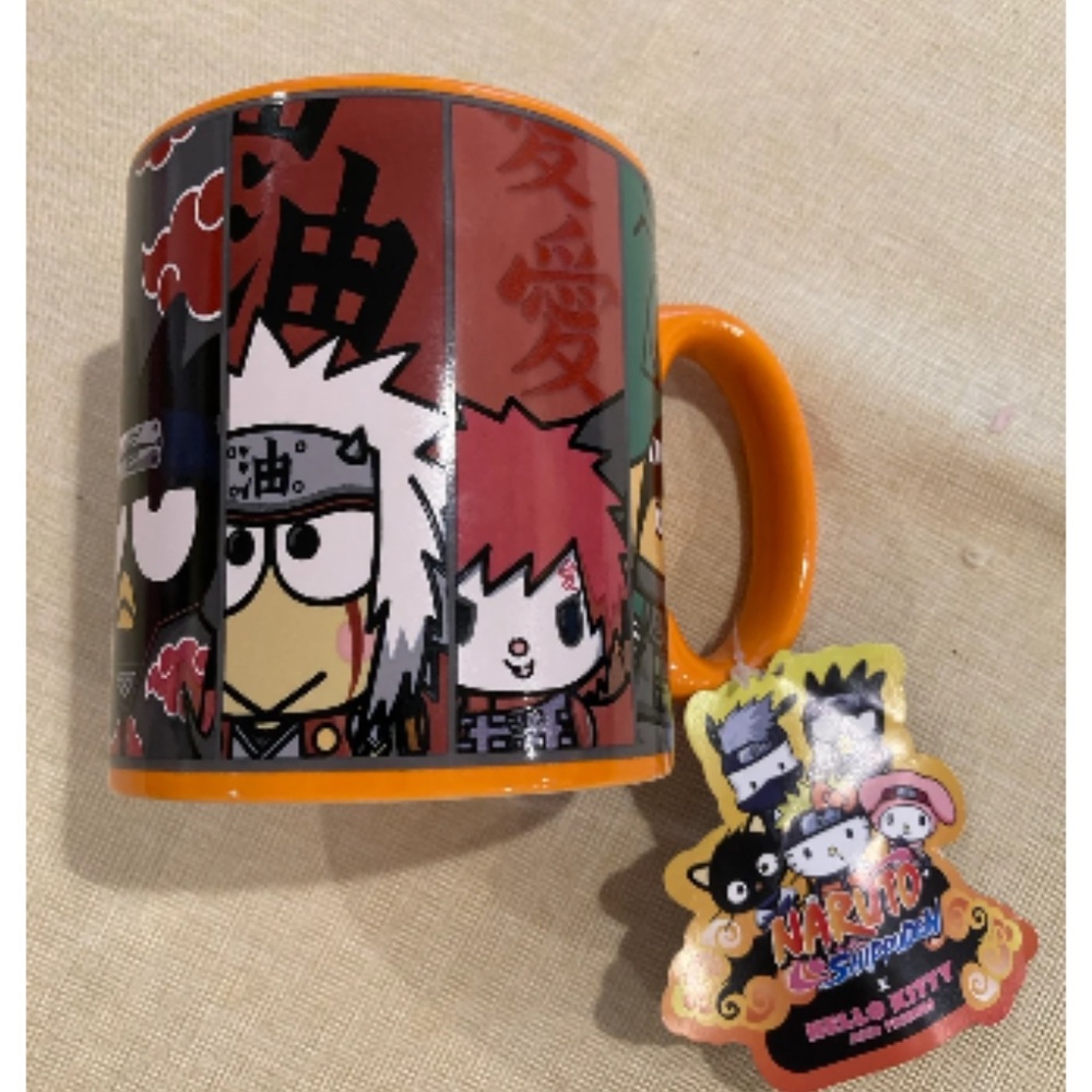 Hello kitty Sanrio / Naruto collaboration mug